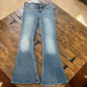 Hollister Women's Flare Jeans in Blue